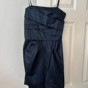 City Studio Strapless Black Dress